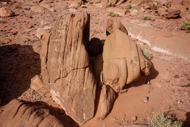 Ürdün çöl manzara görünümünü 