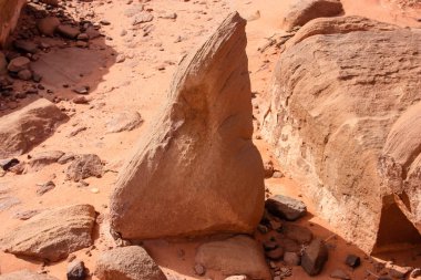 Ürdün çöl manzara görünümünü 