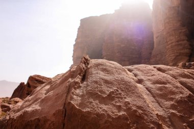 Ürdün çöl manzara görünümünü 