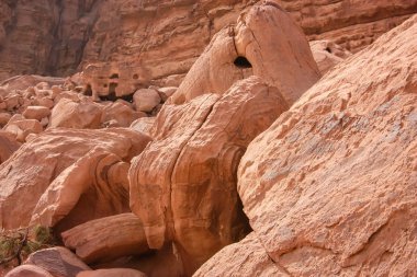 Ürdün çöl manzara görünümünü 