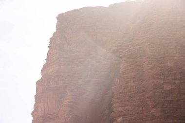 Ürdün çöl manzara görünümünü 