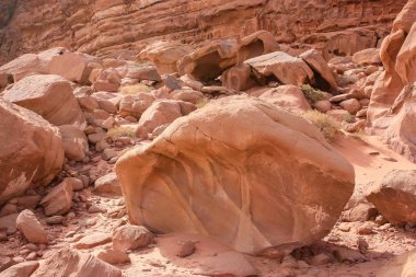 Ürdün çöl manzara görünümünü 