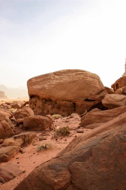 Ürdün çöl manzara görünümünü 