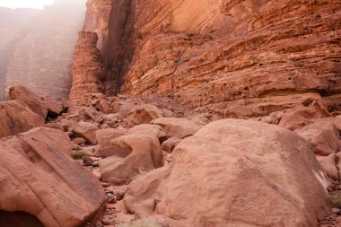 Ürdün çöl manzara görünümünü 