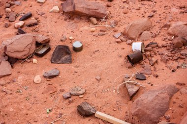 Ürdün çöl manzara görünümünü 