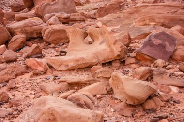 Ürdün çöl manzara görünümünü 