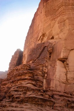 Ürdün çöl manzara görünümünü 