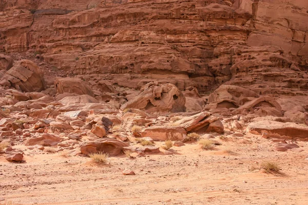 Visa Jordanska Öknen Landskap — Stockfoto