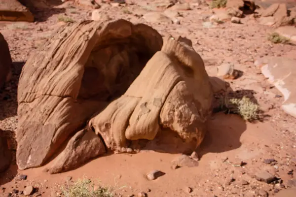 Ürdün çöl manzara görünümünü 