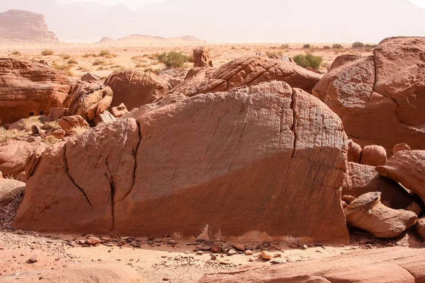 Ürdün çöl manzara görünümünü 