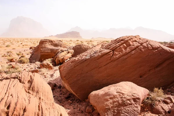 Ürdün çöl manzara görünümünü 