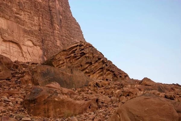 Vista Paisagem Deserto Jordânia — Fotografia de Stock