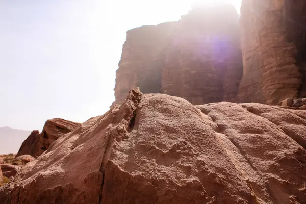 Ürdün çöl manzara görünümünü 