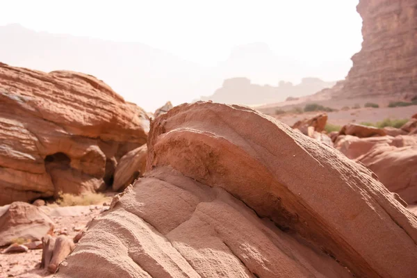 Ürdün çöl manzara görünümünü 