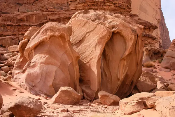 Vista Del Paisaje Desértico Jordano — Foto de Stock