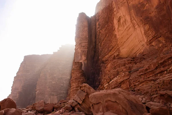 Ürdün çöl manzara görünümünü 