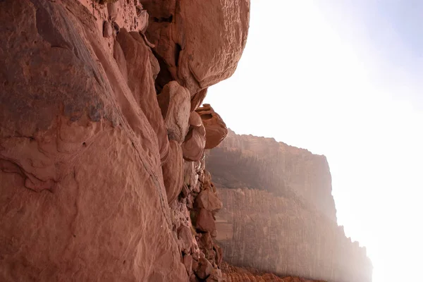 Blick Auf Die Jordanische Wüstenlandschaft — Stockfoto