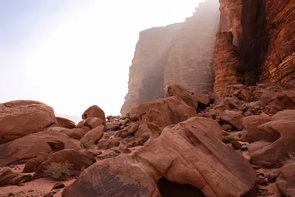 Ürdün çöl manzara görünümünü 