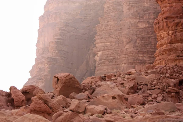 Ürdün çöl manzara görünümünü 