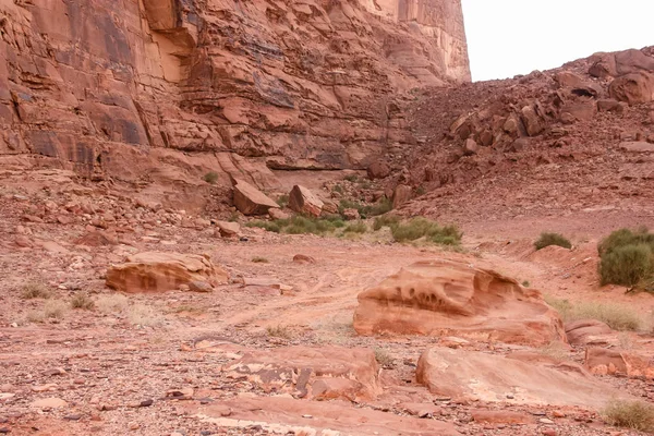 Ürdün çöl manzara görünümünü 