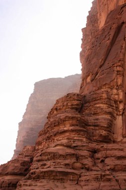 Ürdün çöl manzara görünümünü 