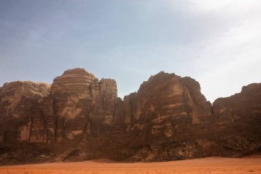 Ürdün çöl manzara görünümünü 