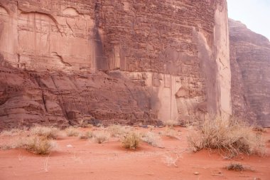 Ürdün çöl manzara görünümünü 