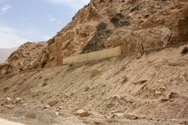 Ürdün kırsal manzara görünümünü