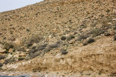 Ürdün kırsal manzara görünümünü