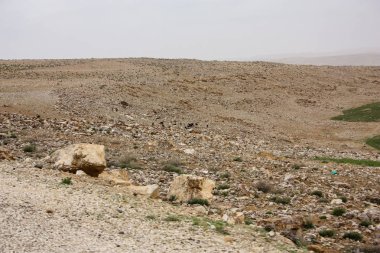 Ürdün kırsal manzara görünümünü