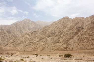 Ürdün kırsal manzara görünümünü