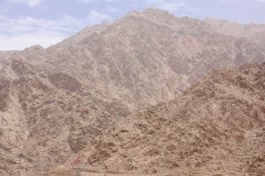 Ürdün kırsal manzara görünümünü