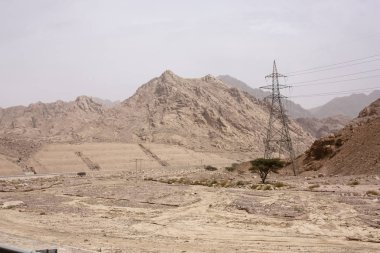 Ürdün kırsal manzara görünümünü