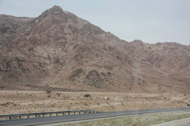 Ürdün kırsal manzara görünümünü