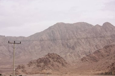 Ürdün kırsal manzara görünümünü
