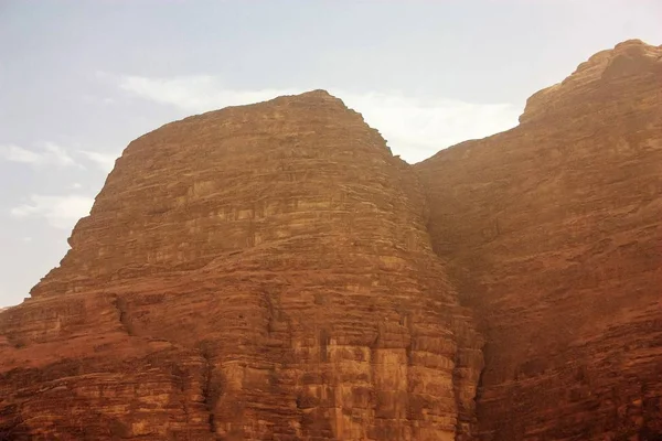 Vista Del Paisaje Desértico Jordano — Foto de Stock