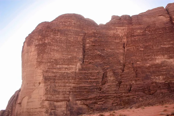 Δείτε Την Ιορδανική Έρημο Τοπίο — Φωτογραφία Αρχείου