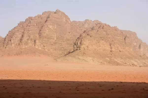 Vista Paisagem Deserto Jordânia — Fotografia de Stock