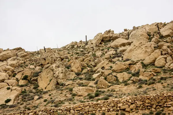 Vista Paisagem Rural Jordaniana — Fotografia de Stock