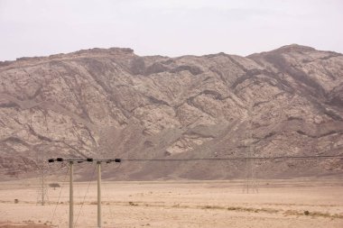 Ürdün kırsal manzara görünümünü