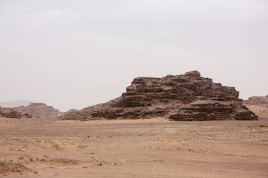 Ürdün kırsal manzara görünümünü