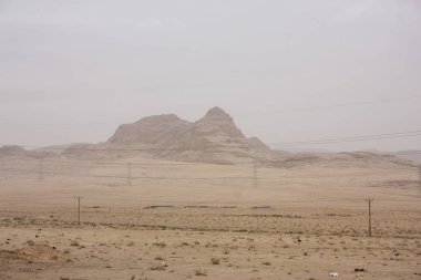 Ürdün kırsal manzara görünümünü