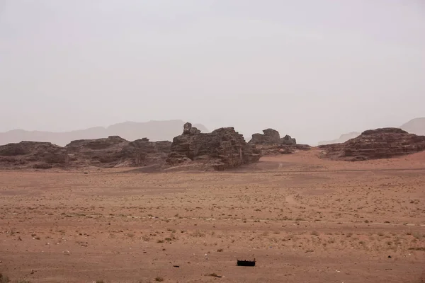 Vista Paisagem Rural Jordaniana — Fotografia de Stock