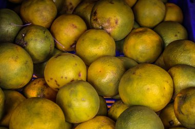 Güney Hindistan'da piyasada satılan çeşitli sebze closeup