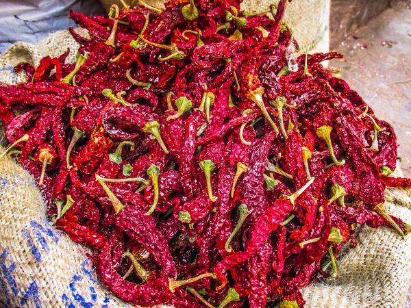 Güney Hindistan Piyasada Satılan Çeşitli Sebze Closeup — Stok fotoğraf