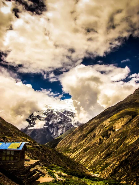 Landscape Nature Annapurna Conservation Area Nepal — Stock Photo, Image