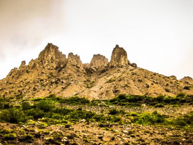 Manzara ve doğa Annapurna koruma alanında Nepal