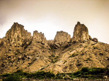 Manzara ve doğa Annapurna koruma alanında Nepal