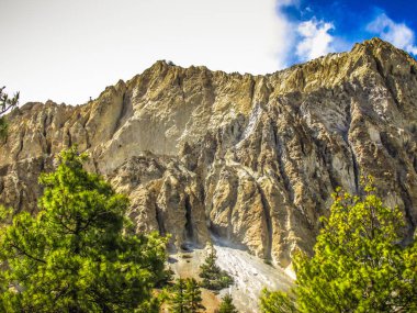 Manzara ve doğa Annapurna koruma alanında Nepal