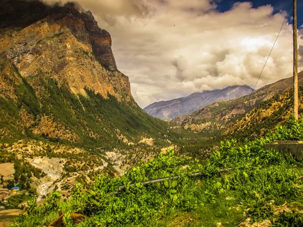 ネパールのアンナプルナ保全地域の自然と風景 — ストック写真